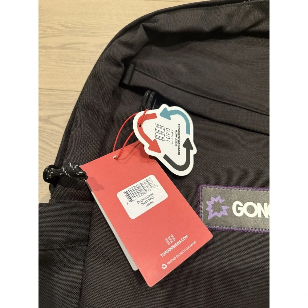 Topo Designs Daypack Classic NWT‎ Black Gong